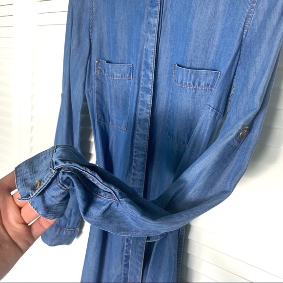 Kut from the Kloth Button Up denim dress xs - Picture 4 of 13